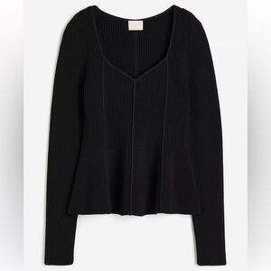 H&M Edition Rib-Knit Top